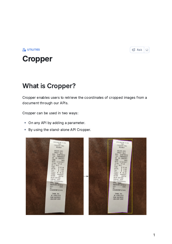 Cropper Utility Guide